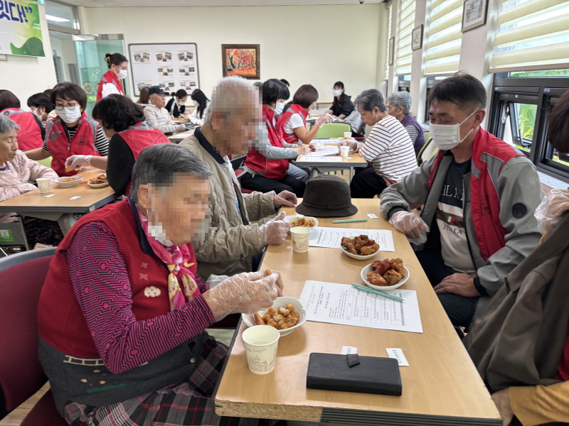 삼다수해피플러스 간담회하는 모습